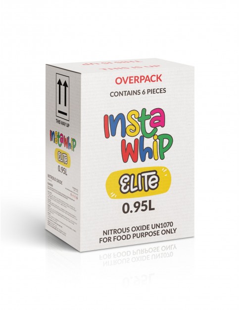 InstaWhip 0.95L Elite 640G Cylinder Tank Carton (6 Cylinders) InstaWhip 0.95L Elite 640G Cylinder Tank Carton (6 Cylinders)
