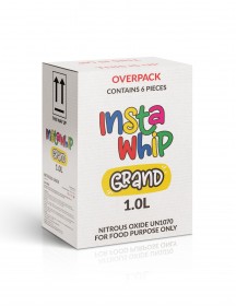 InstaWhip 1.0L Grand 680G Cylinder Tank Carton (6 Cylinders) InstaWhip 1.0L Grand 680G Cylinder Tank Carton (6 Cylinders)