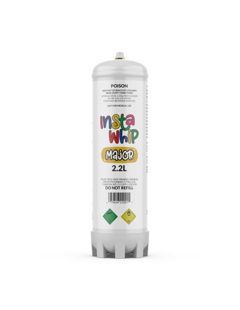 InstaWhip 2.2L Major 1,360G Cylinder Tank