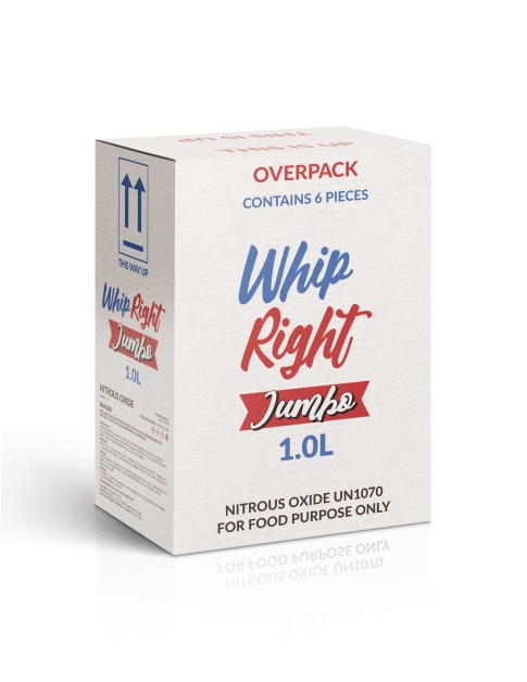 WhipRight 1.0L Jumbo 680G Cylinder Tank WhipRight 1.0L Jumbo 680G Cylinder Tank