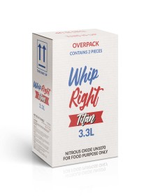 WhipRight 3.3L Titan 2,048G Cylinder Tank Carton (2 Cylinders)