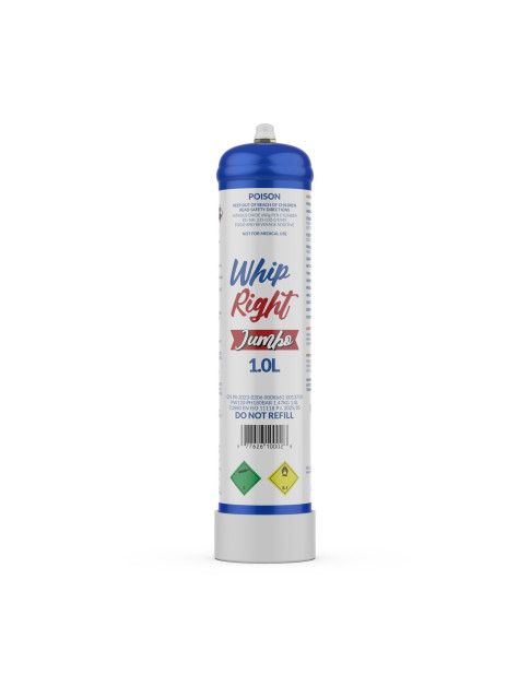 WhipRight Jumbo 615G 1.0L Cylinder Tank